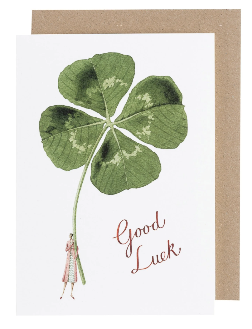 Laura Stoddart Card - Good Luck Lady
