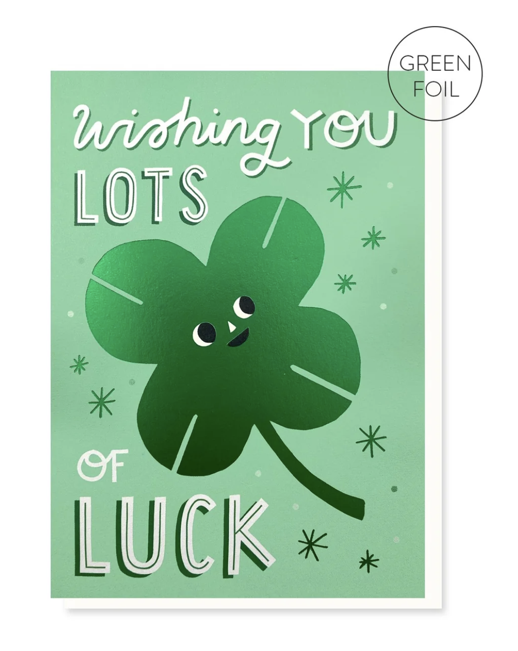 Stormy Knight Card - Lucky Clover