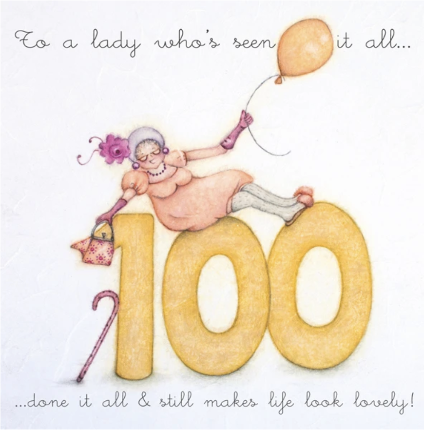 Berni Parker Card -  Happy 100th Birthday