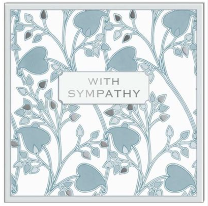 V&A Card - With Sympathy Adapted From A Textile Design