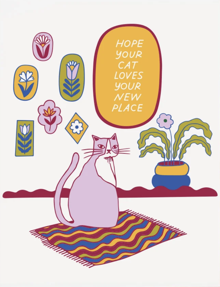 The Good Twin Card - Cat Home