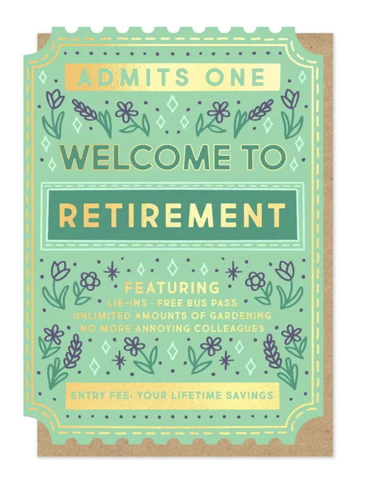Box Office Card - Retirement