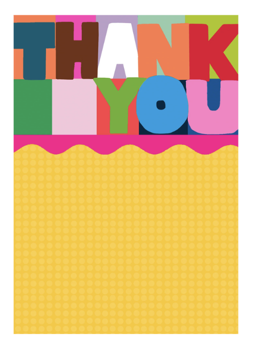 Colour Hub Card - Thank You