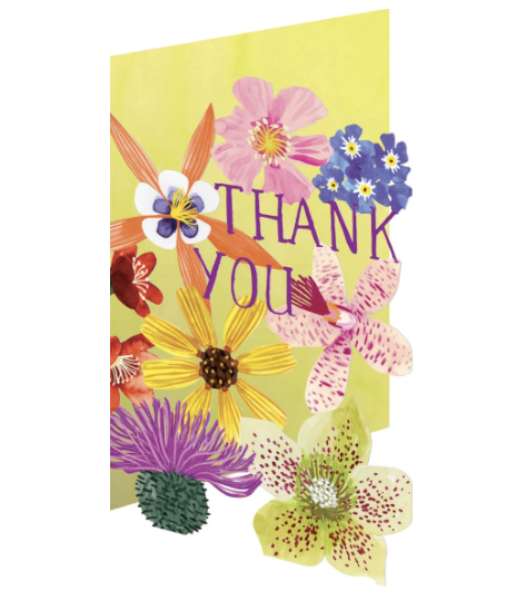 Roger La Borde Card - Thank You Flowers