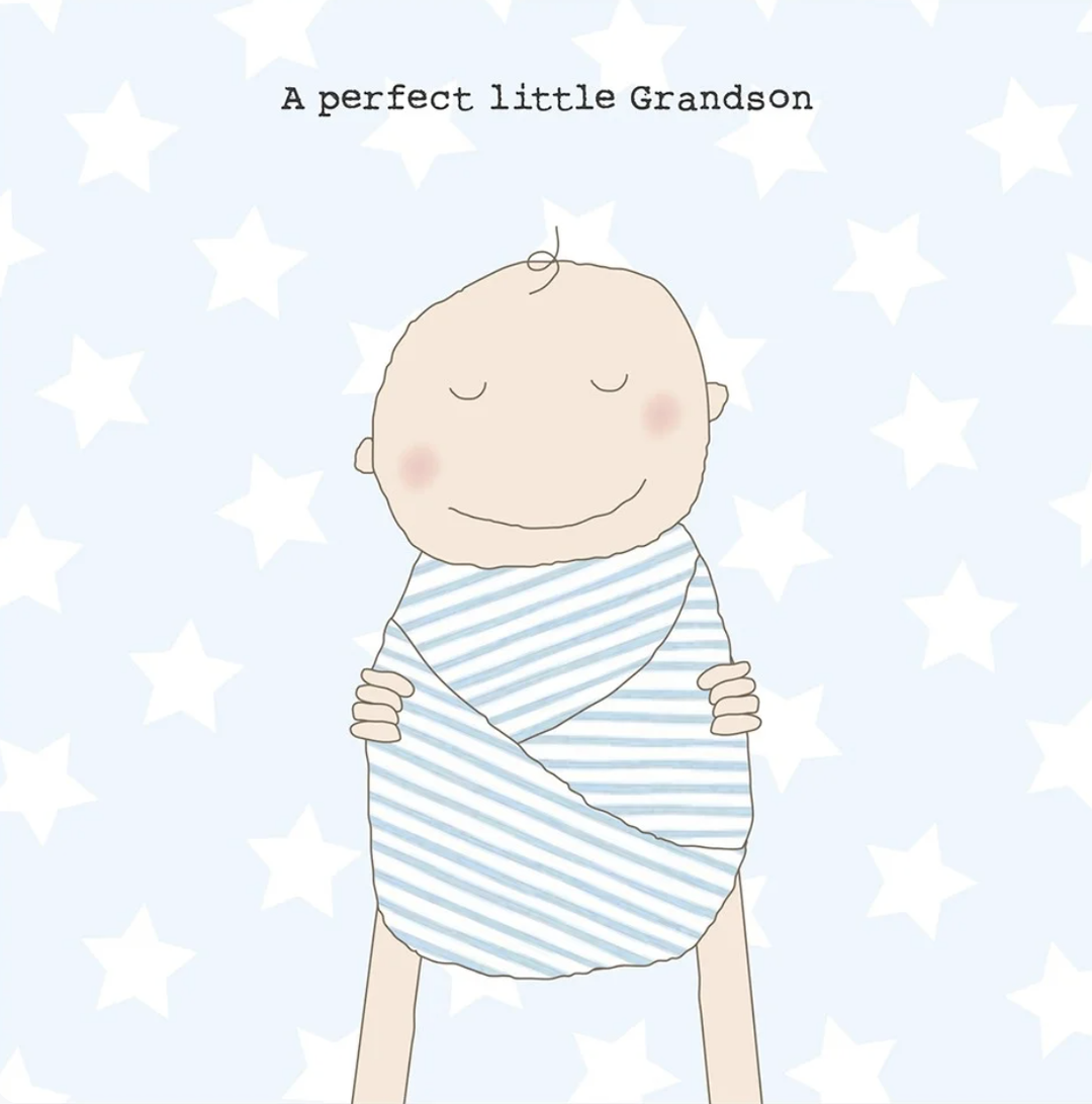 Rosie Made a Thing Card - A Perfect Little Grandson