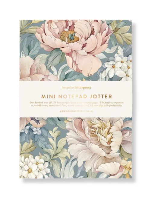 Bespoke Mini Notepad Jotter - Blooms