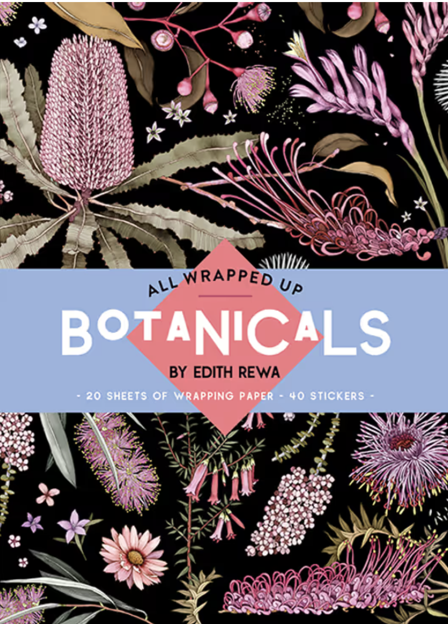 Wrapping Paper Book - Botanicals By Edith Rewa