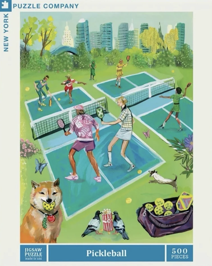 New Yorker 500 Piece Puzzle - Pickleball