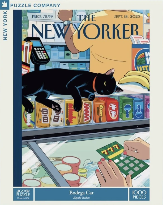 New Yorker 1000 Piece Puzzle - Bodega Cat
