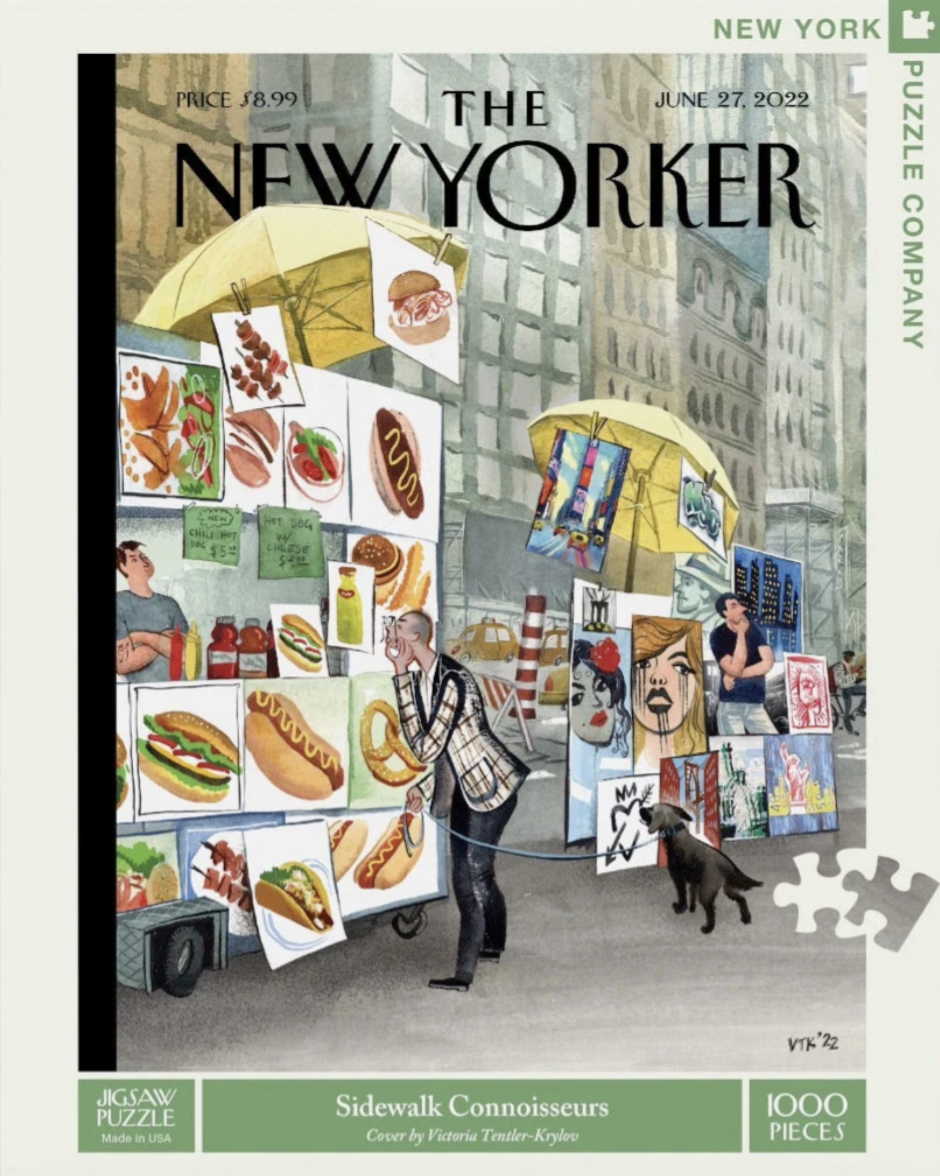 New Yorker 1000 Piece Puzzle -  Sidewalk Connoisseurs