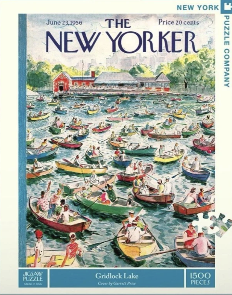New Yorker 1500 Piece Puzzle - Gridlock Lake