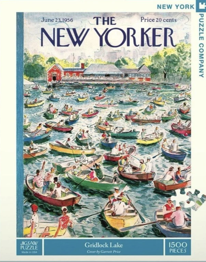 New Yorker 1500 Piece Puzzle - Gridlock Lake