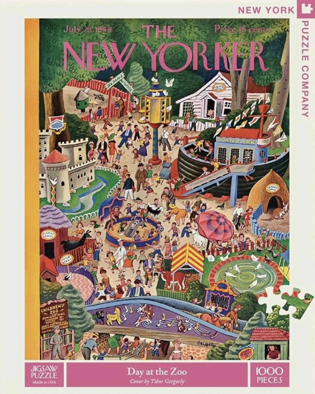 1000 Piece Puzzle - Day at the Zoo