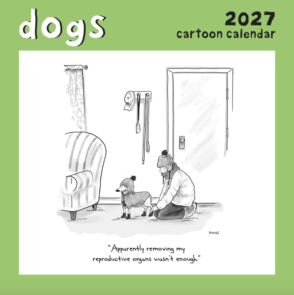 New Yorker 2027 Calendar - Dogs