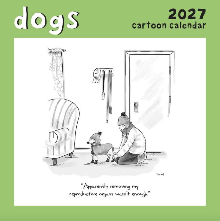 New Yorker 2027 Calendar - Dogs