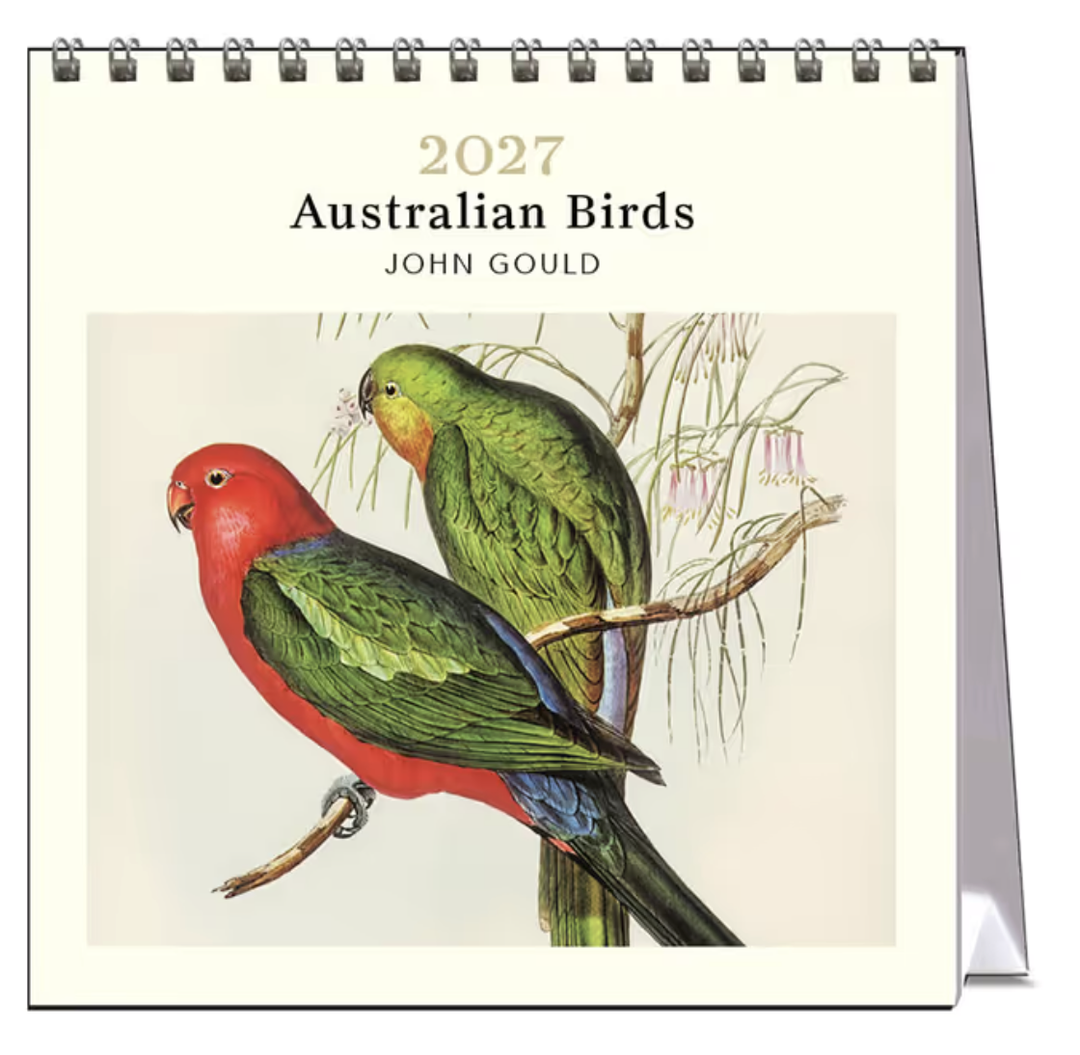 Vevoke Desk Calendar - Australian Birds - John Gould