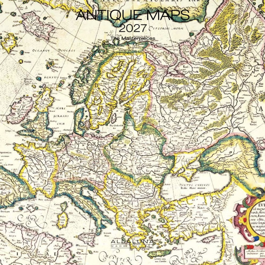 Allaluna 2027 Calendar - Antique Maps