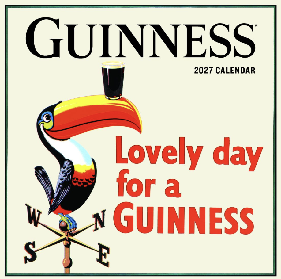 2027 Lovely Day For A Guinness - Wall Calendar