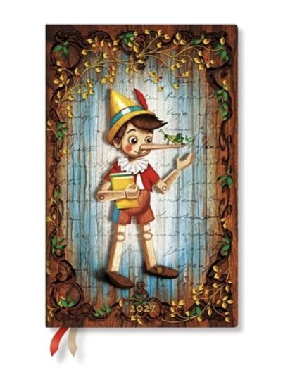 2027 Carlo Collodi, Pinocchio Maxi Horizontal 12-Month Hardcover Week Planner
