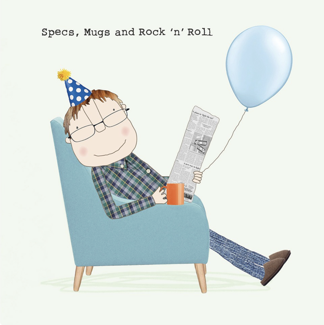 Rosie Made A Thing Card - Rock N Roll