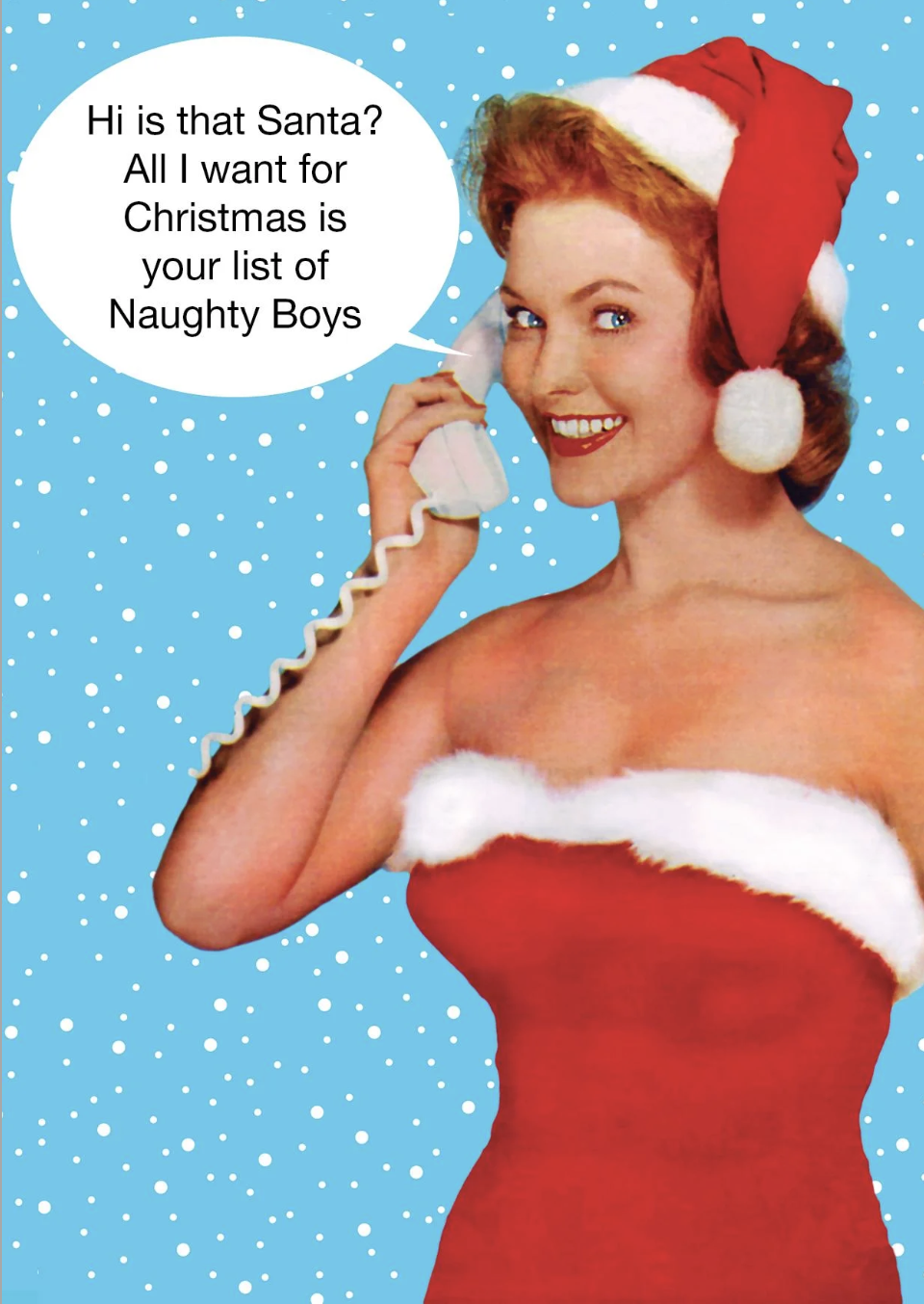 Kiss Me Kwik Card - Naughty Boys