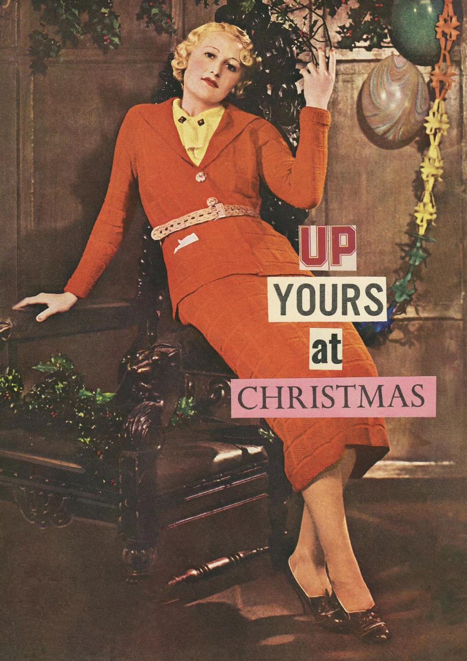 Kiss Me Kwik Card - Up Yours