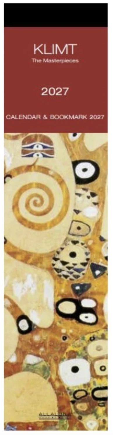 Allaluna 2027 Bookmark Calendar - Klimt