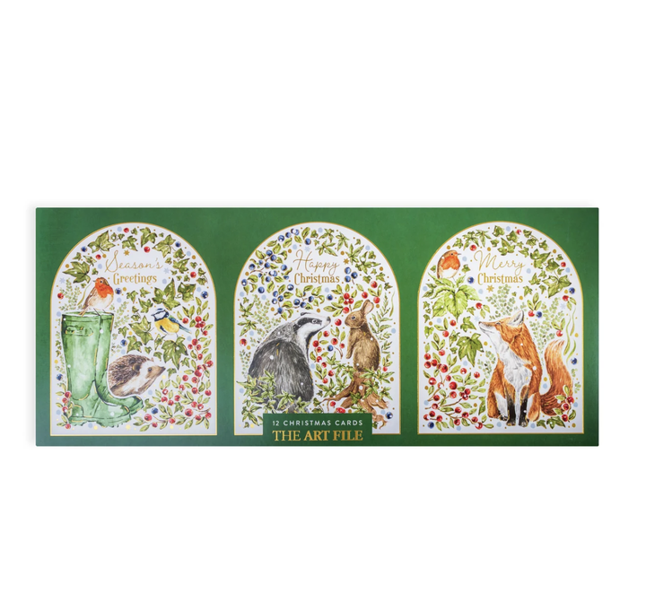 Trio Boxed Cards - Countryside Xmas