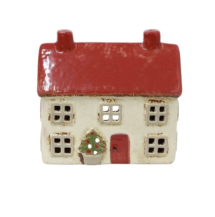 Alsace Tea Light Cottage Christmas Stone