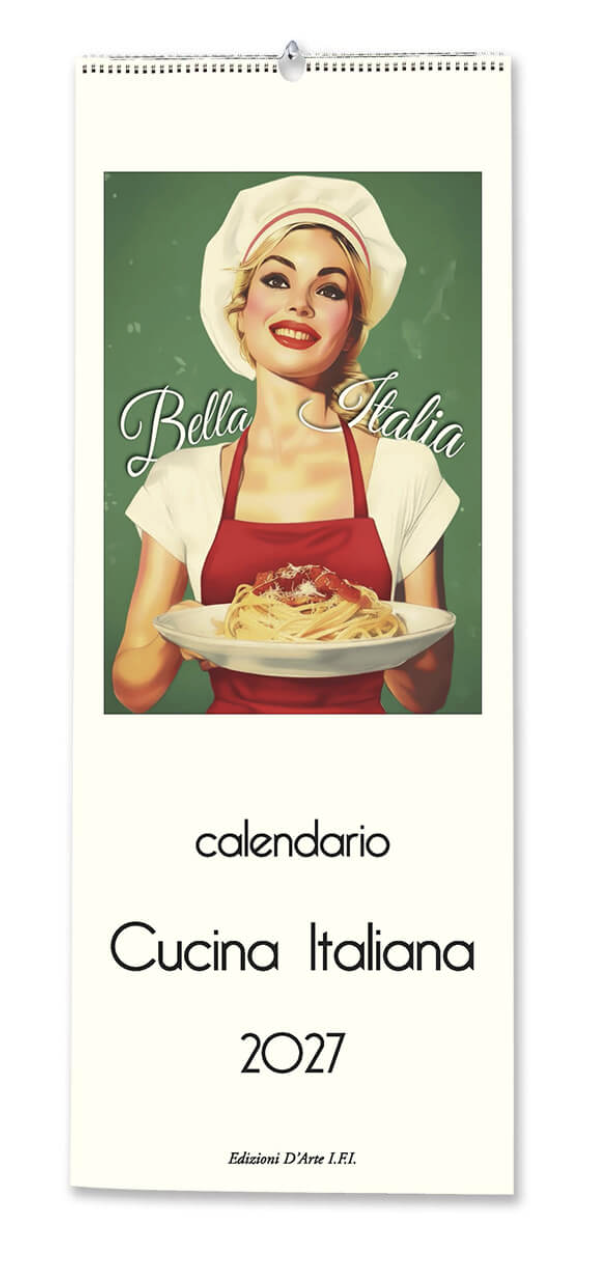 IFI 2027 Slim Calendar - Italian Food