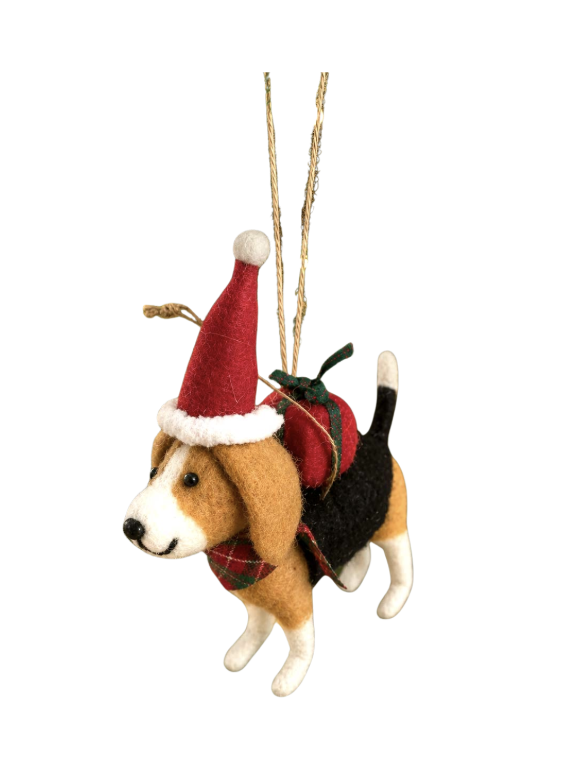 Felt Ornament - Present Delivery