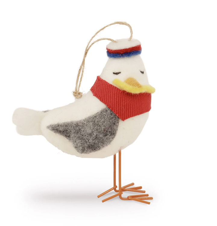 Felt Ornament - Chippy Seagull