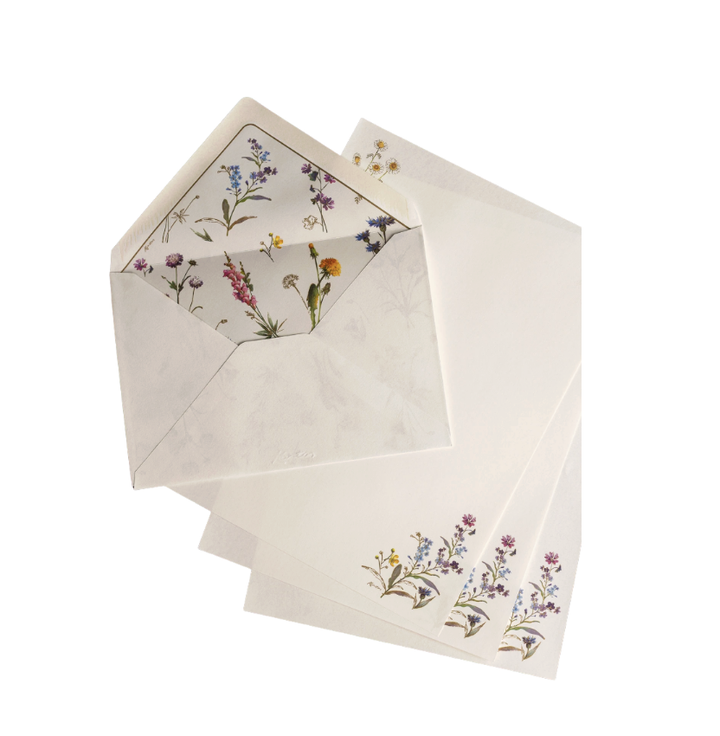 Kartos Small Writing Set with Envelopes - Wild Flowers