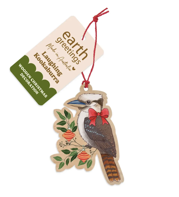 Earth Greetings - Christmas Decoration - Laughing Kookaburra