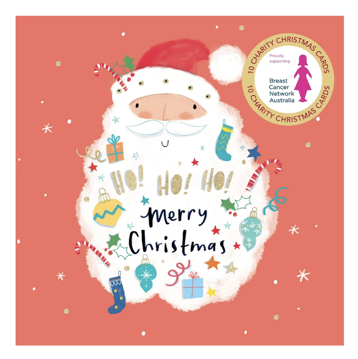 Christmas Card Wallet - BCNA - Ho Ho Ho Santa