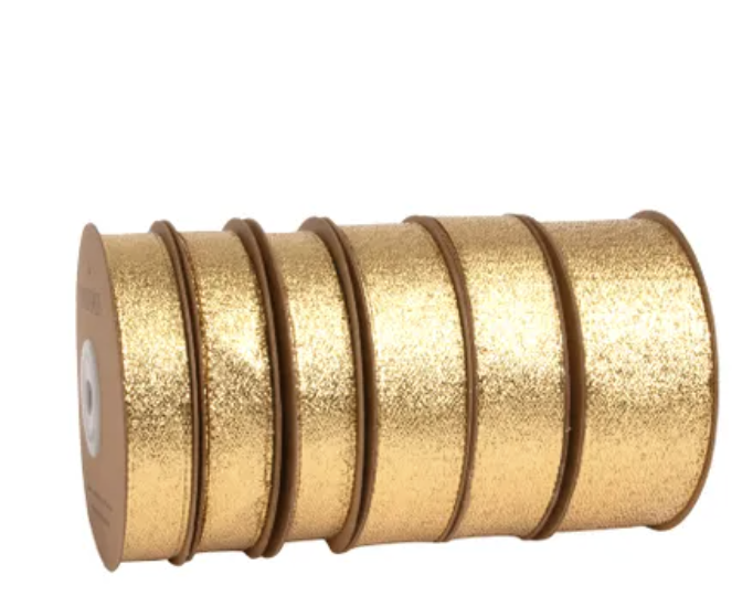 Christmas Ribbon Roll - Stella Antique Gold Collection