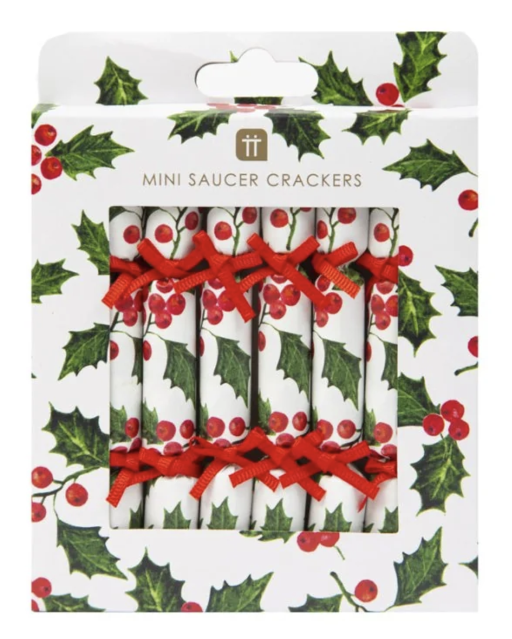 Talking Tables - Mini Crackers - Botanical Holly - Set of 6