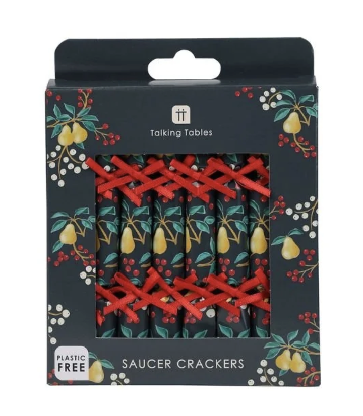 Talking Tables - Mini Saucer Crackers - Partridge - Set of 8