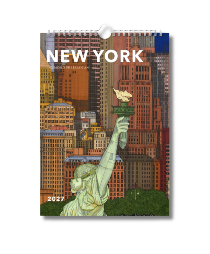 BIP 2027 Wall Calendar - New York