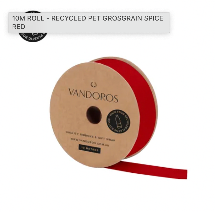 Ribbon - Recycled Plastic Bottle Collection