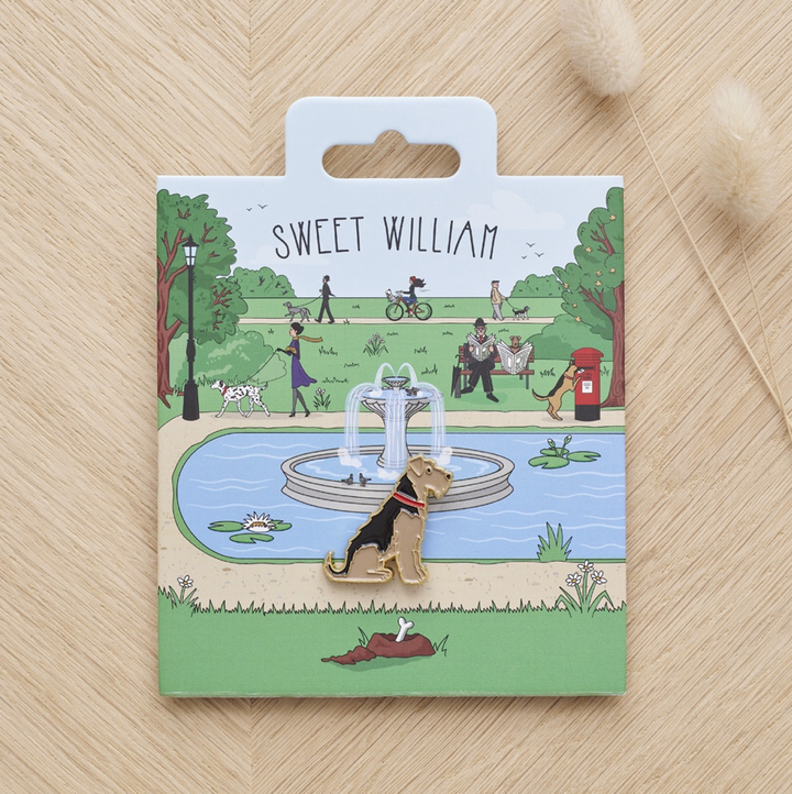 Dog Pin -  Welsh Terrier/Airedale