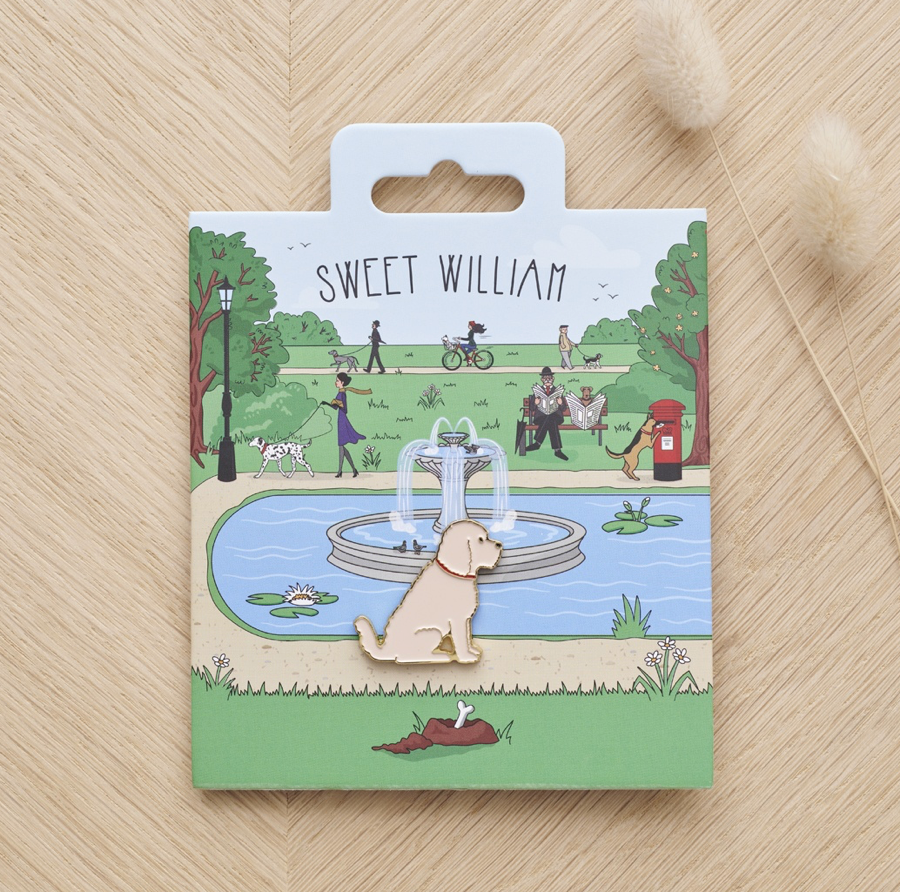 Dog Pin - Cockapoo Apricot