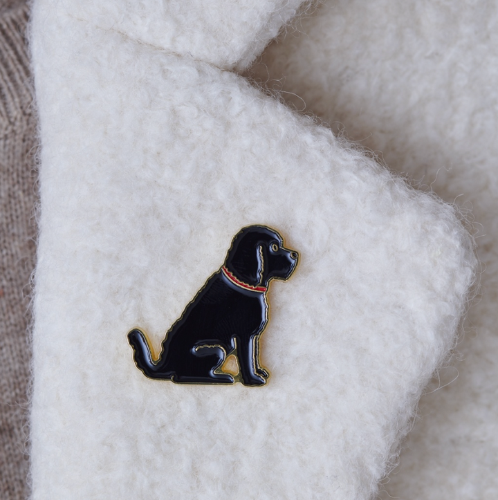 Dog Pin - Cockapoo Black