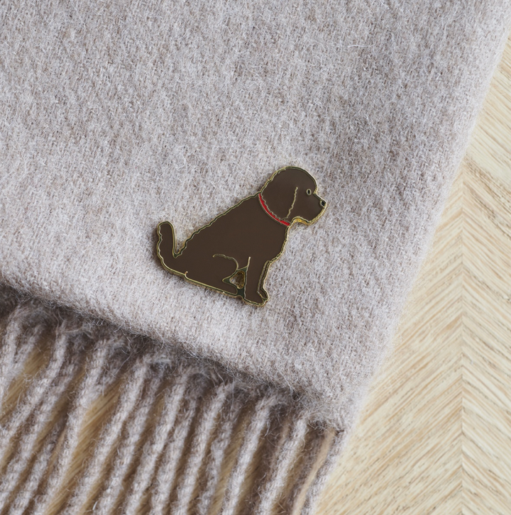 Dog Pin -  Cockapoo Chocolate