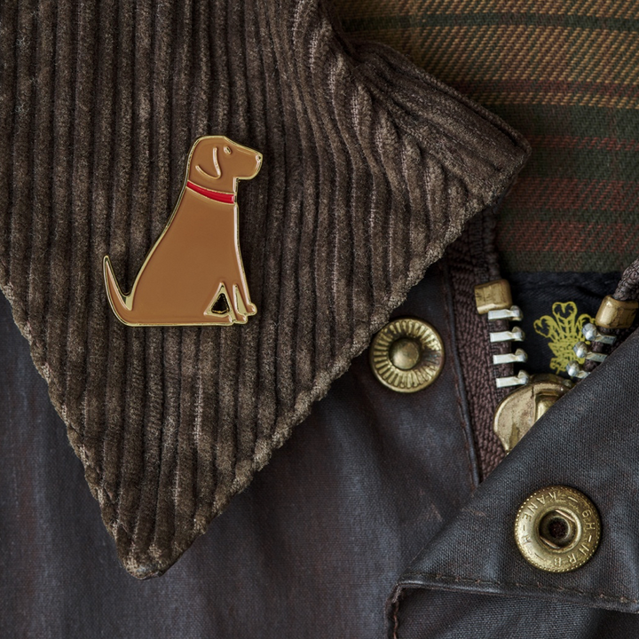 Dog Pin - Fox Red Labrador