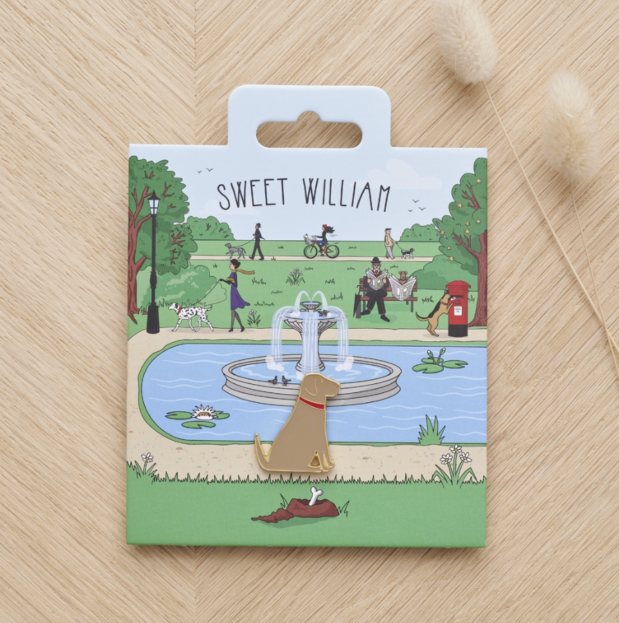 Dog Pin - Yellow Labrador