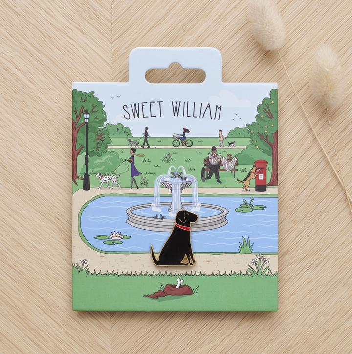 Dog Pin -  Black Labrador