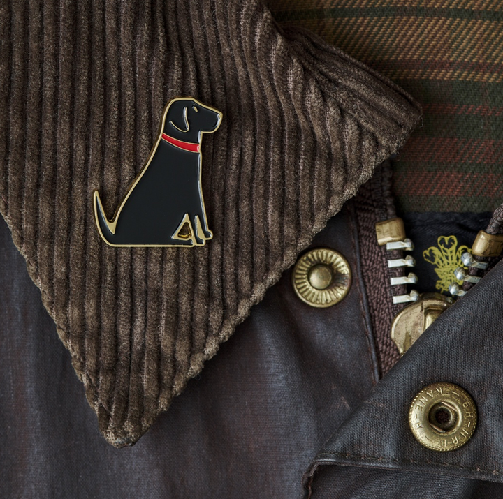 Dog Pin -  Black Labrador