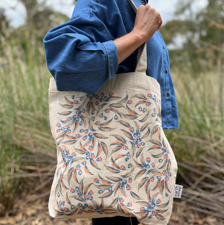 Tote Bag with Pocket - Gumnut Dance