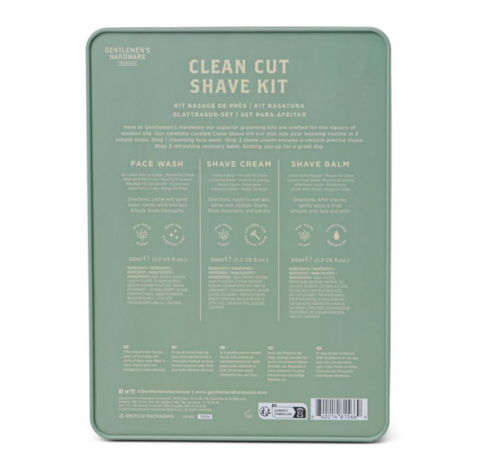 Gentlemen's Hardware - Clean Cut Shave kit
